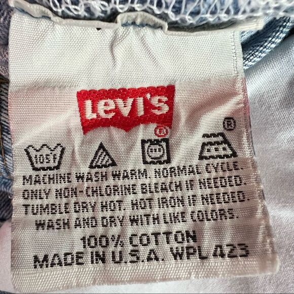 VINTAGE Levi's 501 Regular Straight Leg Jeans in Stonewash Men's 36 W x 34 L - Picture 7 of 8